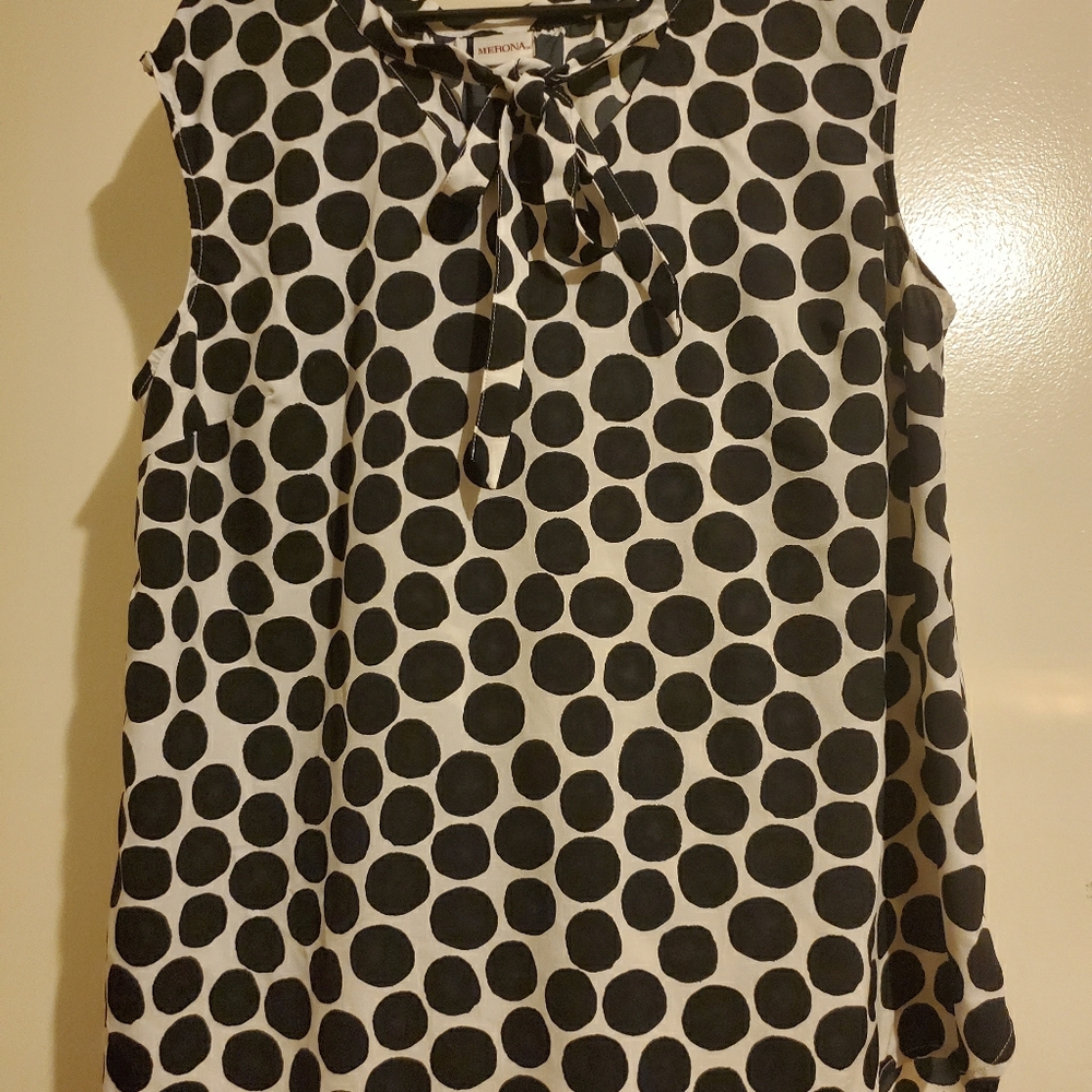 Pokadot dress shirt